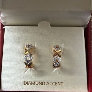 Gold and Silver Earrings